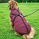 Aiboria Hundejacken für den Hundemantel Winter Winddicht Wasserdicht Skifahren Hundeweste Fleece Warme Hunde Jacke Mit Brustgurt Gurt Violett XL