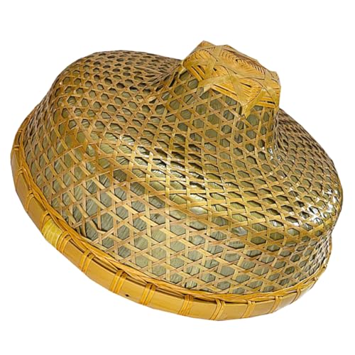 Chapeau de soleil en canne Healvian protection solaire maximale large bord