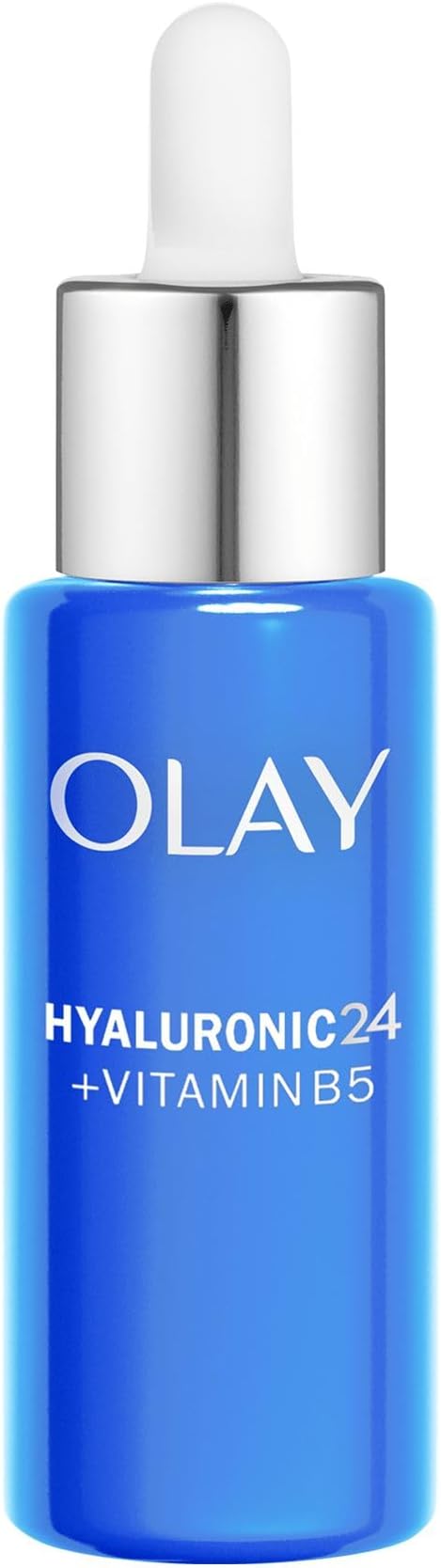 Hyaluronic Acid Serum for Face, Skincare with Niacinamide 99% Purity and Vitamin B5 (Panthenol). Hydrating Skin Care with 3 Actions: Plumps, Smooths, Hydrates. Non Greasy, Non Sticky, 40ml