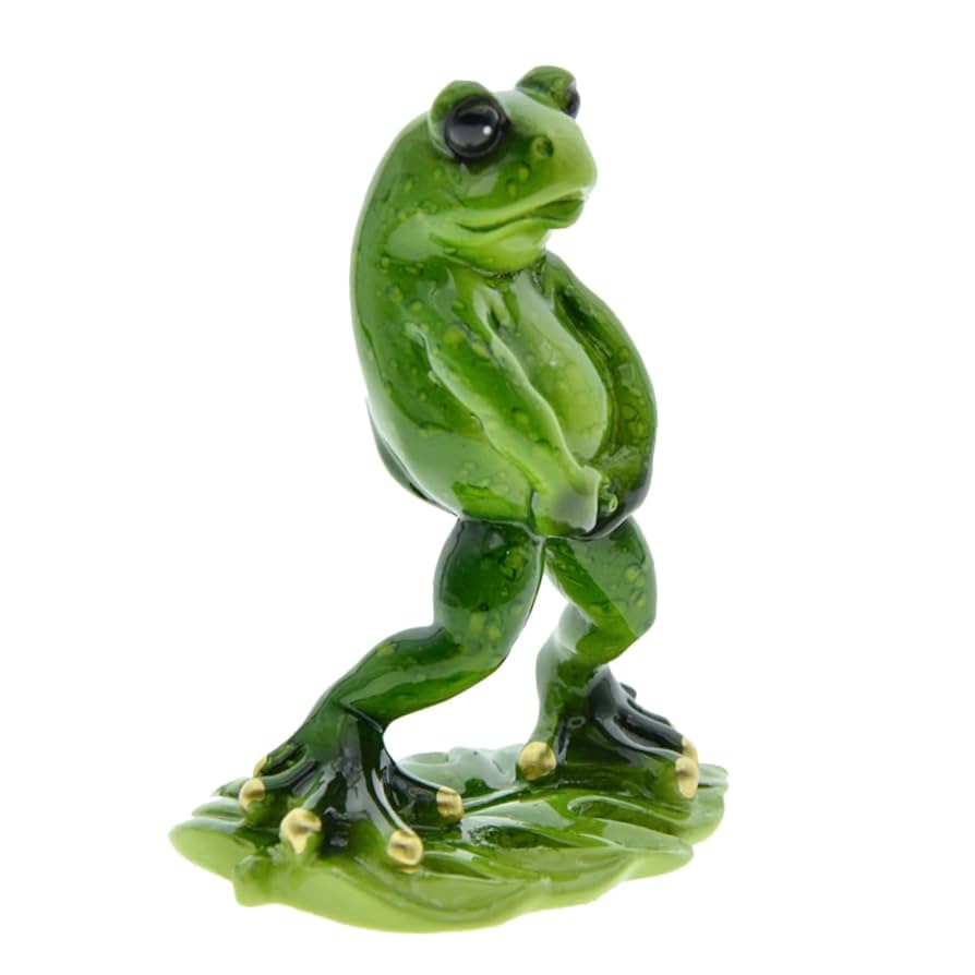 Amazon｜FUNOMOCYA ガーデン装飾用尿尿蛙置物 屋外園