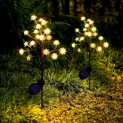 Homehop Solar Lights for Garden 20 Led Blossom, Decorative Flower Lamp, Outdoor,...