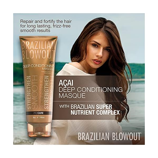 Brazilian Blowout Deep Conditioning Masque,8 Fl Oz (Pack of 1)