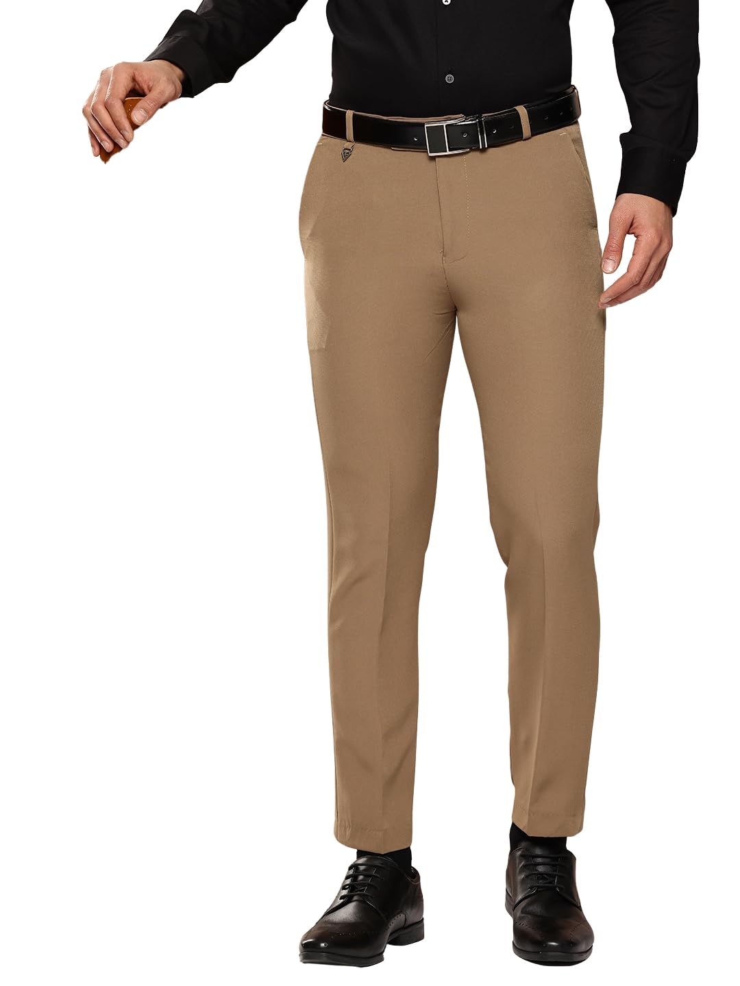 divisive Men's Slim Fit Stretchable Formal Trouser-picture-26