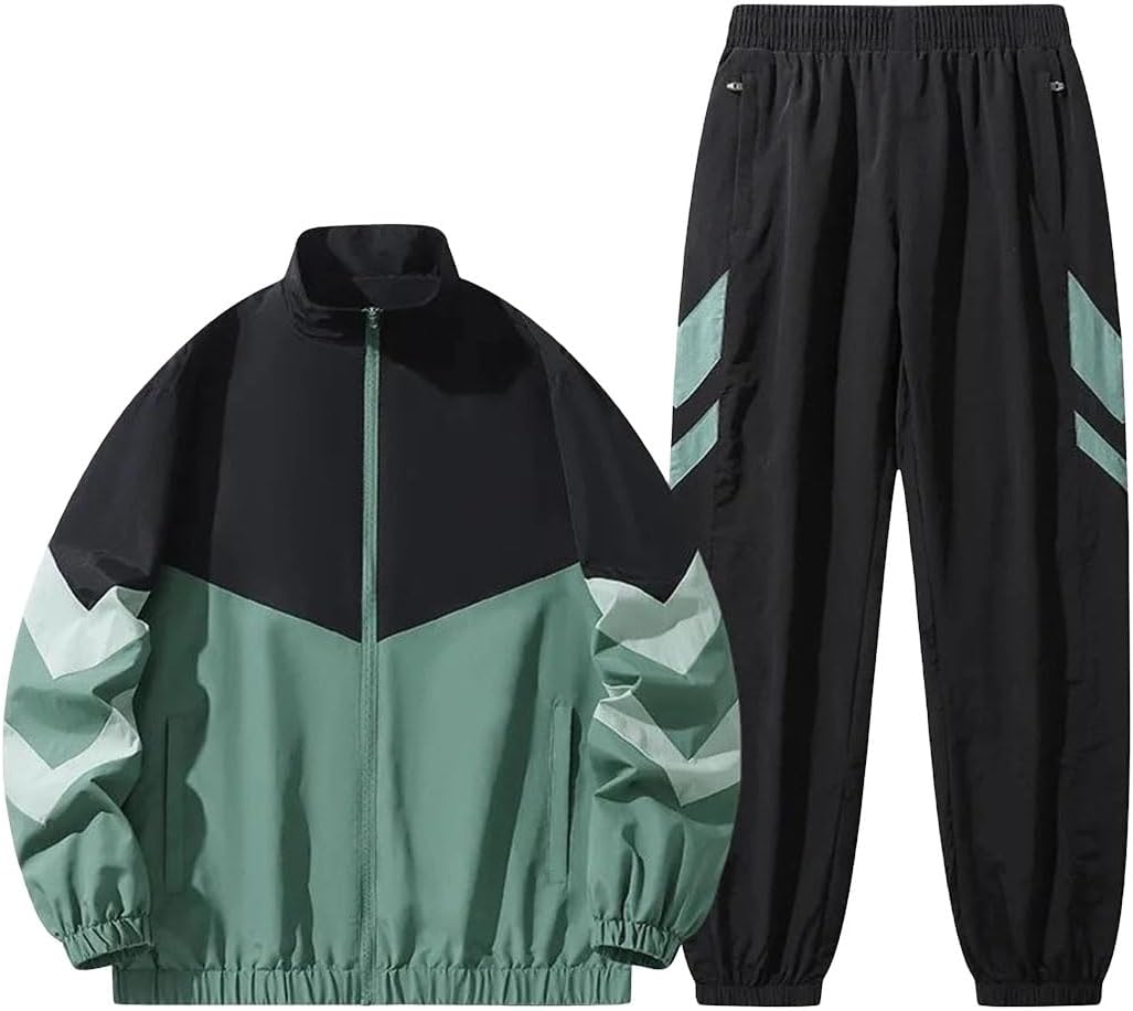 Men's Spring Sportswear Running Sets Windproof Warm Jogging Running Workout Clothing