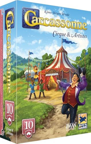Asmodee - Carcassonne - Extension 10: Cirque & Artistes - Hans im Glück - Jeu de société de...