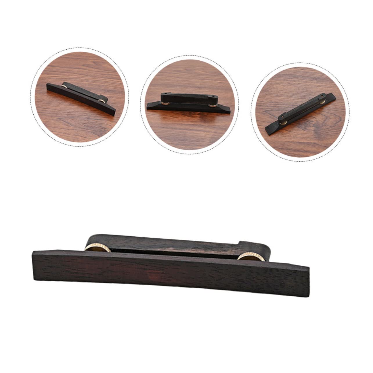 Abaodam 3pezzi Ponte Legno Per Chitarra Folk Accessorio Per Sostituzione Professionale Design Elegante e Struttura Semplice Per Musicisti e Appassionati Chitarra
