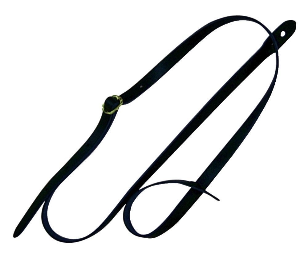 GEWA Fire & Stone 532050 mandolin strap leather black