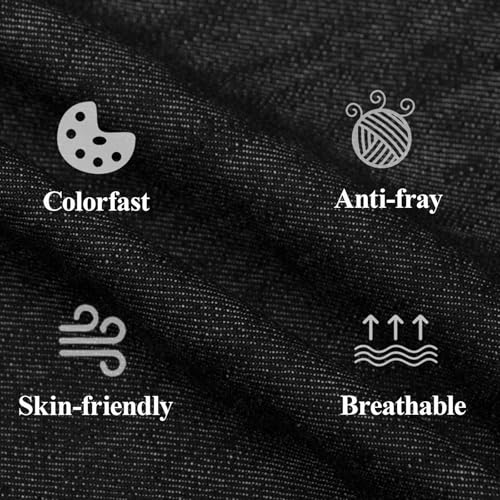 Men's Casual Printed Jeans Black Skull Embroidered Slim Jeans Straight Leg Slim Spliced Jean4