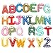 Sunnyflowk 26 Alphabet Anglais Autocollants pour réfrigérateur Aimant Autocollants pour réfrigérateur Bébé Éducation précoce Autocollants pour réfrigérateur (Rouge et Jaune et Bleu et Vert)