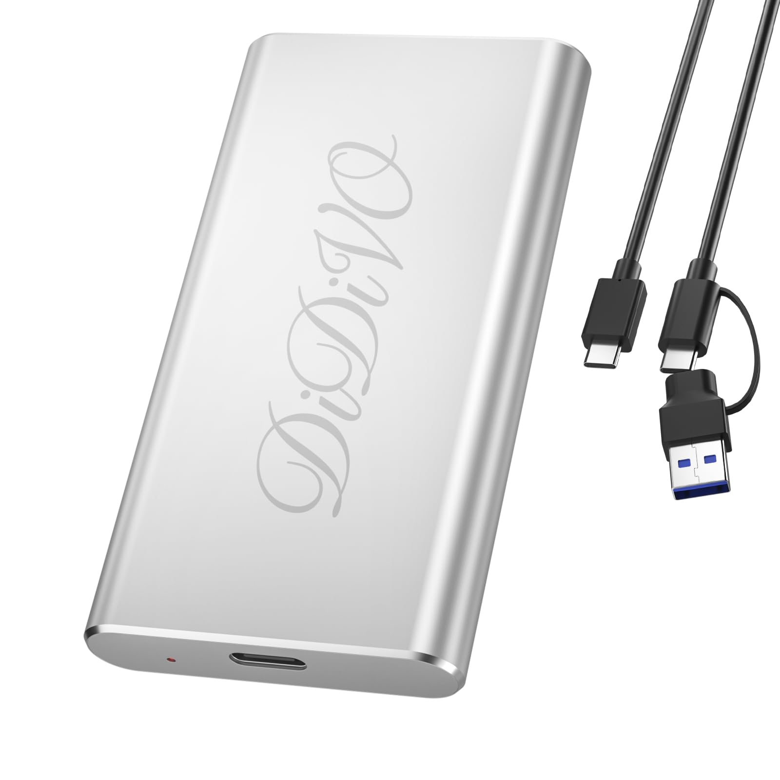 超美品 14.1型ノートPC シルバー｜高速SSDおまけヘッドホン付 Amazon | 外付けSSD 1TB、最大460MB/s・USB-C/A 2 in 1ケーブル