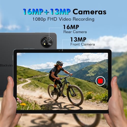 Blackview ZENO 10 5G Tablet mit Tastatur Maus Stift Kopfhörer, 24GB+256GB/2TB Android 15, 2K FHD+ Gaming Tablet 11 Zoll, 16MP+13MP, 8800mAh,4G LTE 5G WiFi/PC Mode/OTG/Hülle+Intelligenter Stift,Schwarz – Bild 7