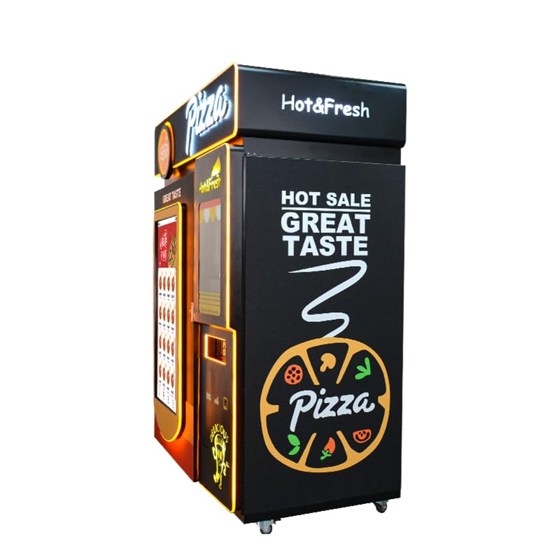 Miniatura 4 de Máquina expendedora de pizza personalizable, estación de pizza de horno completamente automática con pantalla táctil inteligente, autoservicio 247
