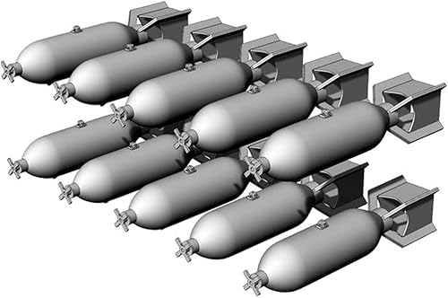 Brengan HAUBRL48165 148 US Army AN-M30A1 100 lb Bomb 10 Piece Plastic Model Parts