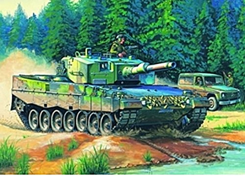 None Hobby Model 1/35 Scale Military Models #82401 German Leopard 2 Tank Plastic Model KIT
