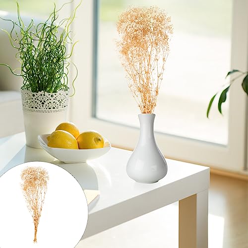 Ramo de flores secas Babysbreath para decoración miniatura 7