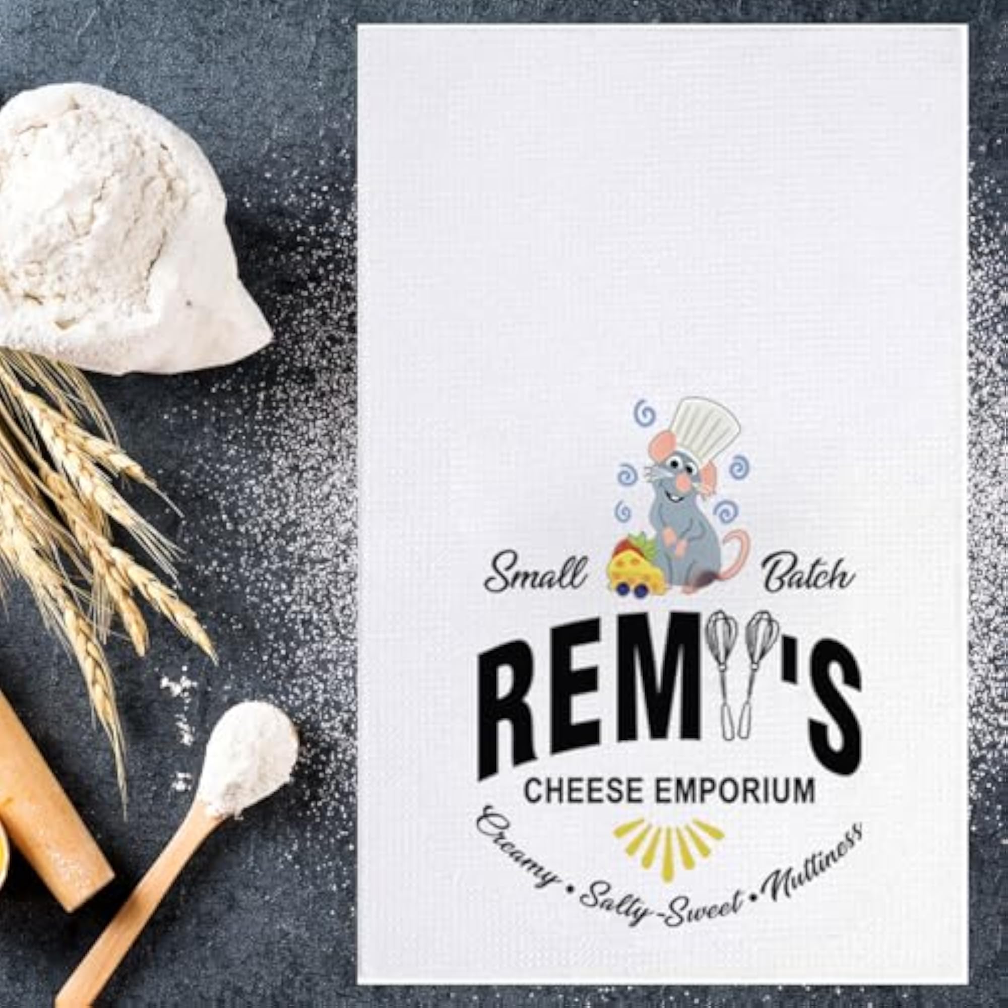 Remy Kitchen Towels, Chef Gift for Cooking Enthusiasts