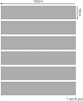 Vista 5 de AMAZING WALL Inicio Escaleras impresas de madera a rayas Decoración autoadhesiva etiqueta de pared Set 6pcs