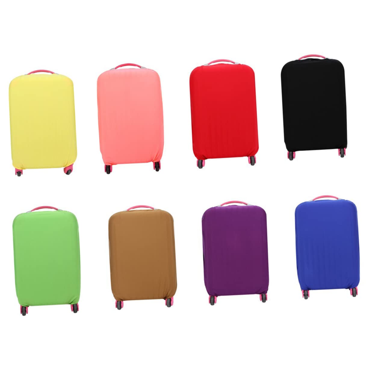 SHERCHPRY 3piezas Cubierta Elástica De Maleta De Protector para Equipaje De Color Café para De Arañazos y Suciedad