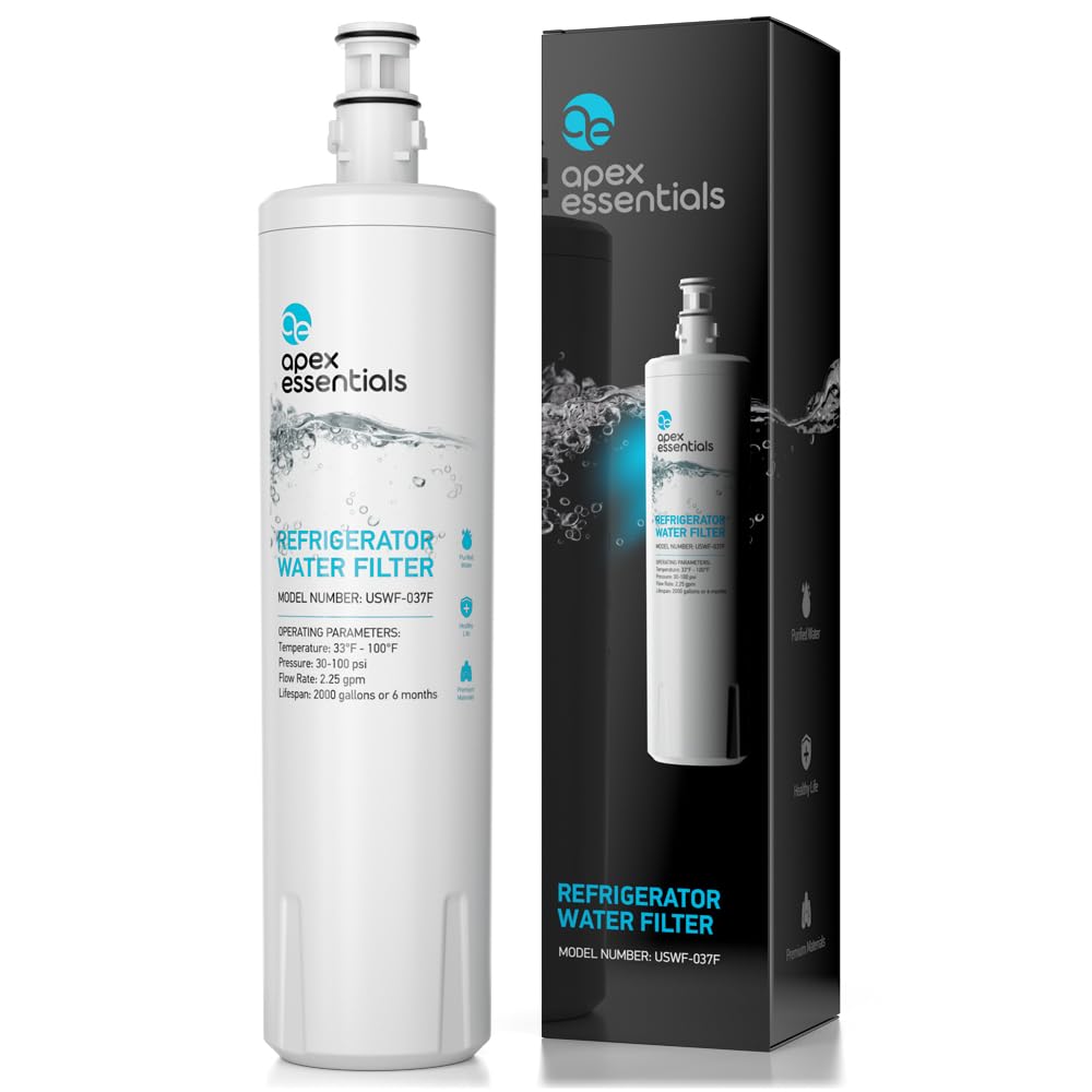 Compatible with Whirlpool EDR4RXD1, 3US-PF01, 3US-PS01, 3US-MAX-S01, Delta RP78702, Aqua-Pure C-Cyst-FF, Manitowoc K-00337, Refrigerator Water Filter, 1 Pack