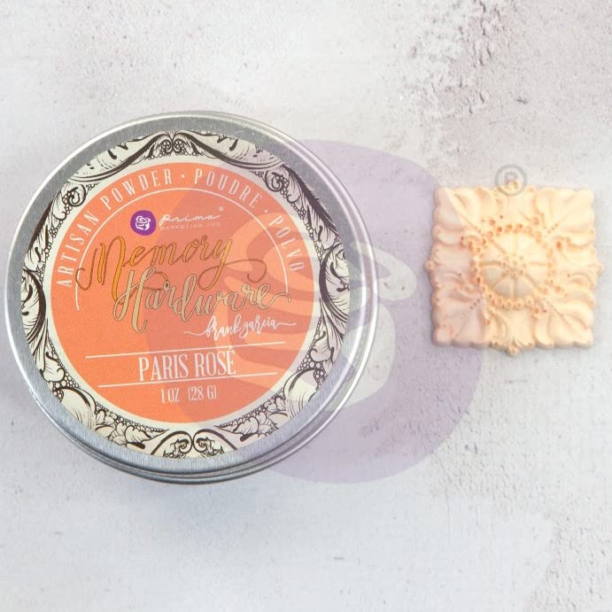 Prima Marketing Memory Hardware Artisan Powder 1oz-Paris Rose