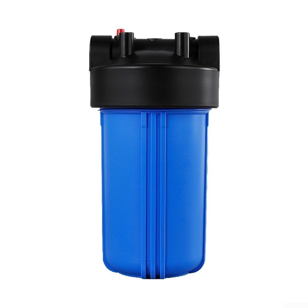 Großer 10 Zoll Wasserfilter Behälter aus PP für Whole House Vorfilter Blau