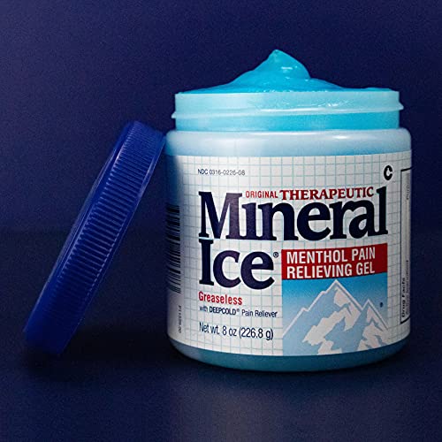 Mineral Ice Therapeutic Pain Relieving Gel, 8 Ounce - Thumbnail 2