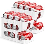 Soda Can Organizer for Pantry/Fridge, Automatic Rolling Pop...