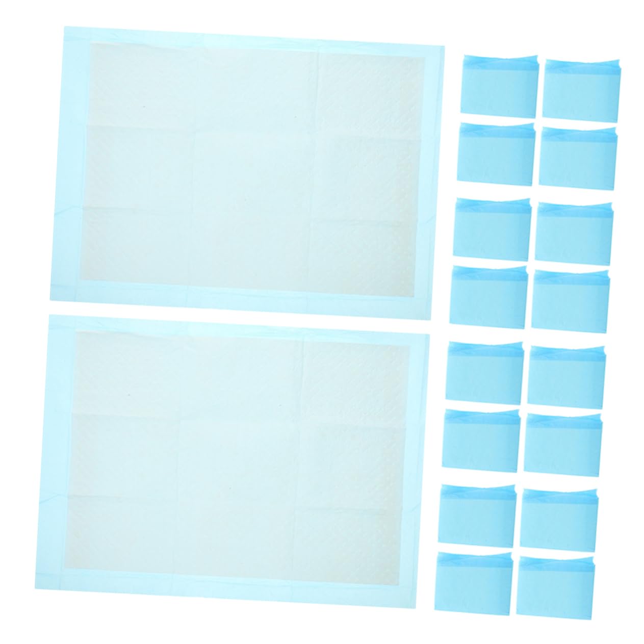 50pezzi Tappetini Igienici Assorbenti Per Traversine Lavabili e Impermeabili Per Addestramento Protezione Del Pavimento e Comfort