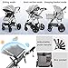 Infant Toddler Baby Stroller Carriage - Cynebaby Compact Pram Strollers Single Stroller add Cup Holder Footmuff Stroller Tray (Gray)