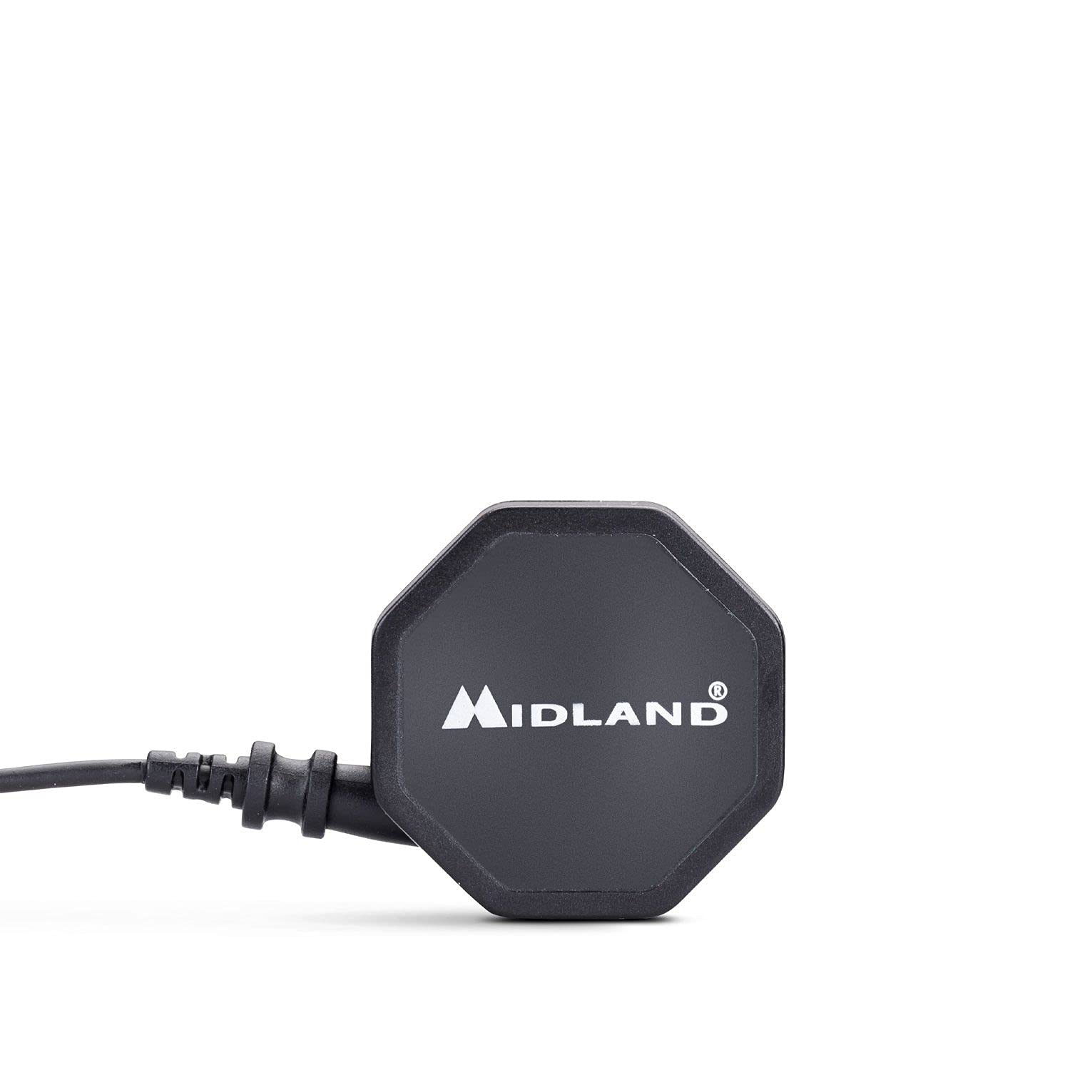 Midland - Pulsador Bluetooth Auto Low Energy con PTT Dual, Kit Manos Libres Bluetooth para Comunicaciones Seguras, Accesorios Coche, Camión, Caravana y Todoterreno, Compatible con App CBTALK