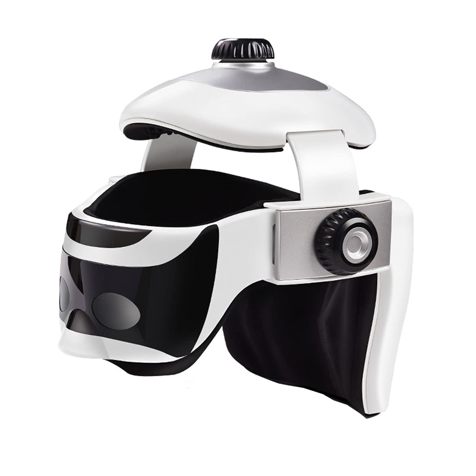 ZZBB Wireless Neck Massager, Electric Heating, Head Massage Helmet, Automatic Air Pressure, Vibration, Muscle Stimulator, Health Care, Travel, Cervical Vertebra Massage