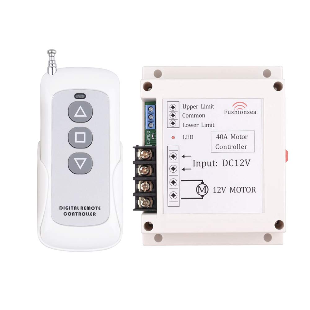 DC 12V 40A Motor Remote Control Switch 2CH Motor Forward and Reverse ...