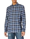 Herrenhemd mit New-Kent Kragen, Comfort-Fit, klassisches Karo-Muster