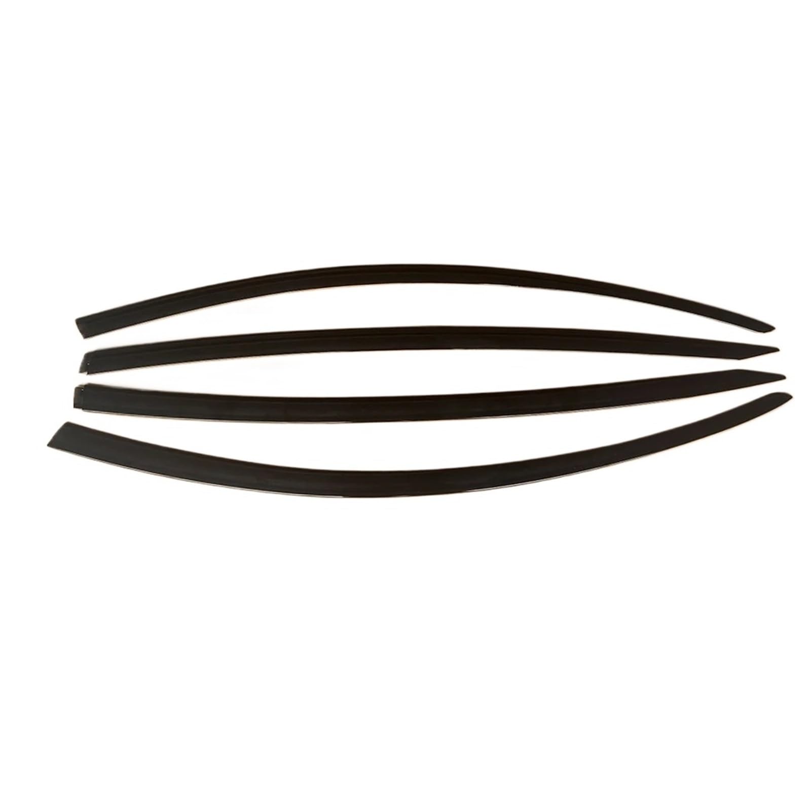 Car Wind Deflector Pasuje do modelu Tesla Y 2019-2023 Stylizacja samochodu Tuning Szeroki zestaw nadwozia 4 szt. Osłony okienne Osłona przeciwwiatrowa