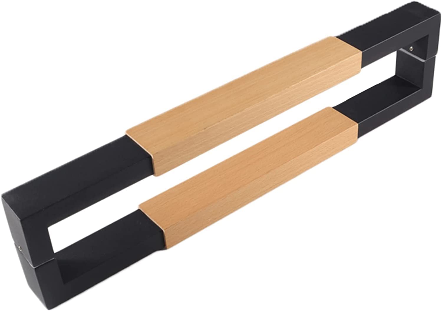 Poignée de porte en inox jaune double face style échelle 60cm