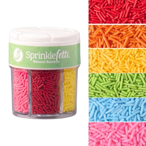 Sweets Indeed Sprinkles 6 Cell Edible Sprinkle Mix...