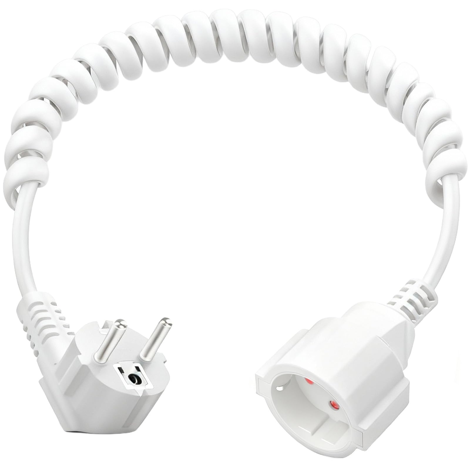 Câble de Rallonge Schuko Spiralé 3 x 1,0 mm² IP20 0,6-2m