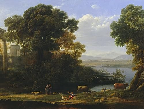 Impression sur toile Claude Lorrain pour sublimer votre décoration murale de salon élégant