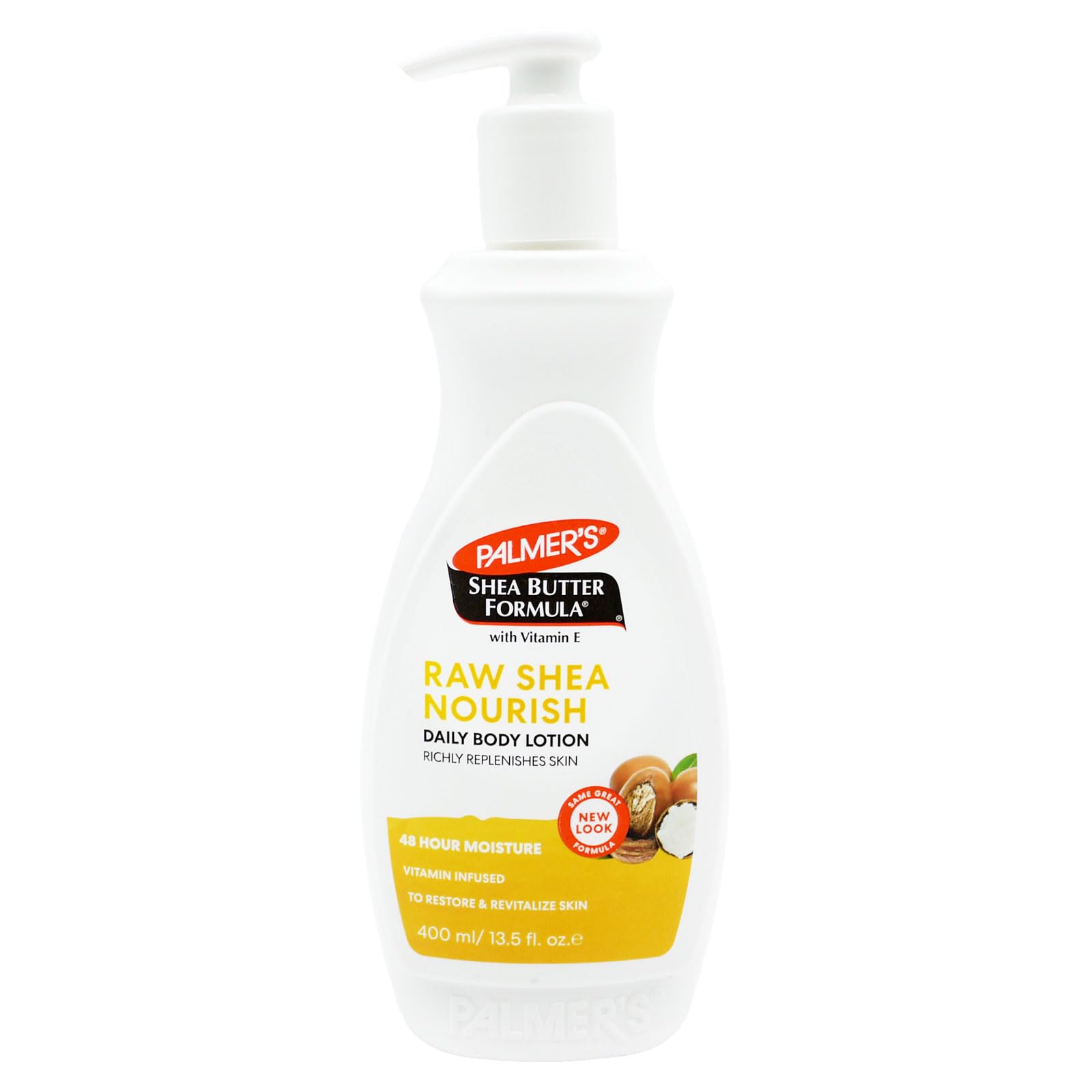 Palmer's Shea Butter Formula Raw Shea Nourish Body Lotion 400ml - Deep Moisturising with Vitamin E, 400 ml (Pack of 1) - Image 2