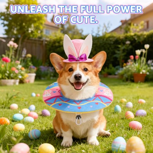 Disfraz para perro SCENEREAL Conejo de Pascua Mediano miniatura 6