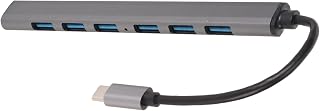 7 in 1 Type C Hub, Type C Docking Station, 5Gbsp Transmission Aluminium Alloy Plug and Play Type C Docking Station for PC Laptop Phone