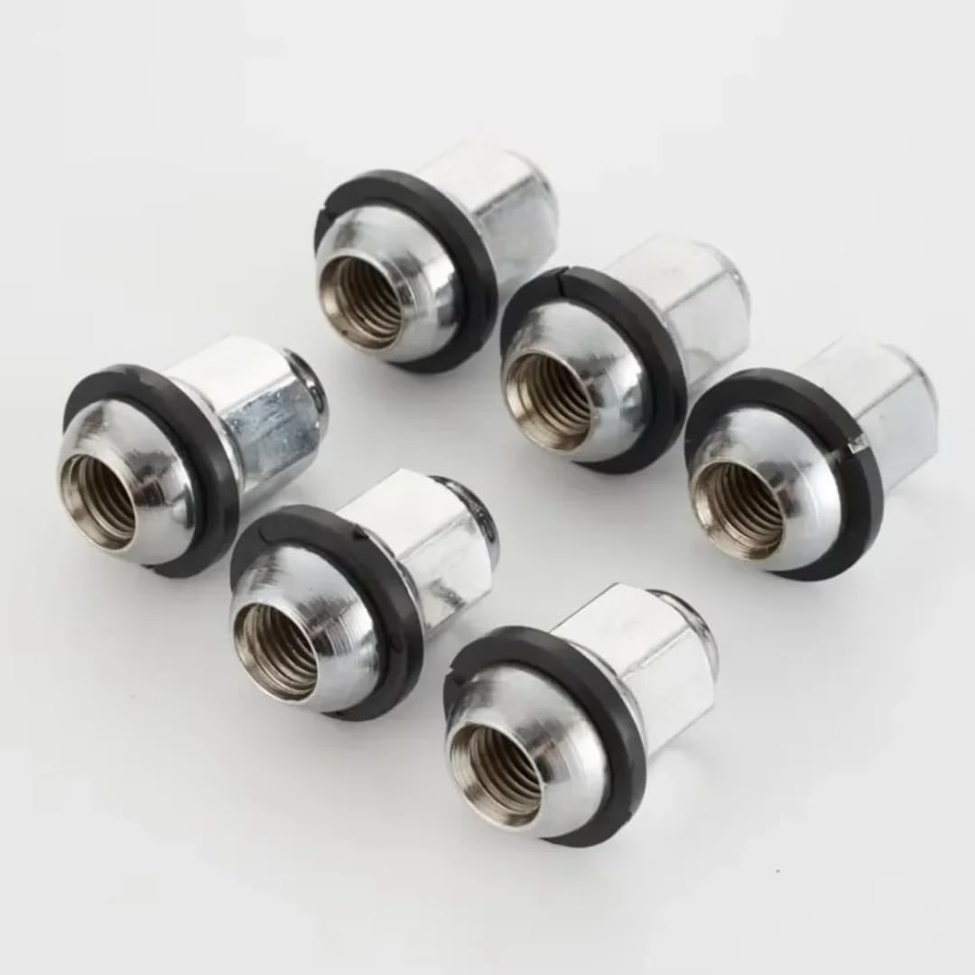 Nakrętki do Kół dla Honda Accord Odyssey Civic Fit CR-V, 20 szt. nakrętek kół M12x1,5, sześciokątnych, 19 mm, z pierścieniem żelaznym, grubość 35 mm