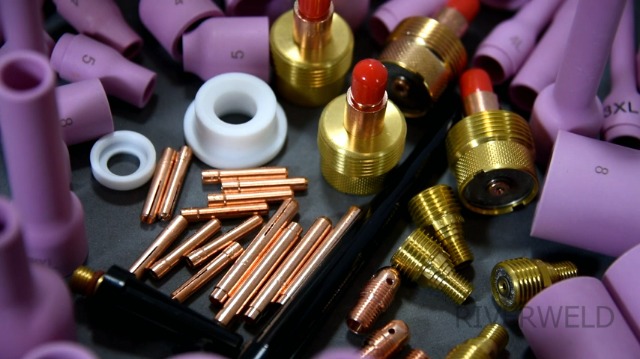 RIVERWELD Corps De Collet Pour Diffuseur De Gaz TIG 45V45 13N24 3,2mm