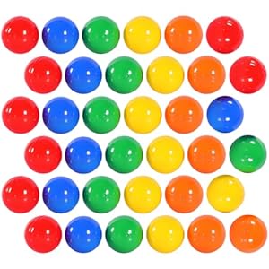 Yardwe 3cm Bunte Partybälle Spielbälle