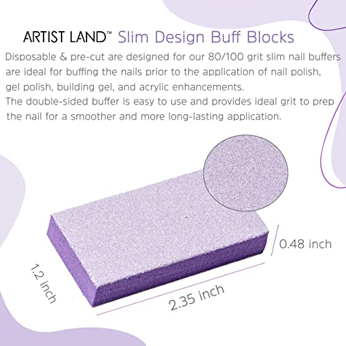 Artist Land 80/100 Grit Slim Buffers