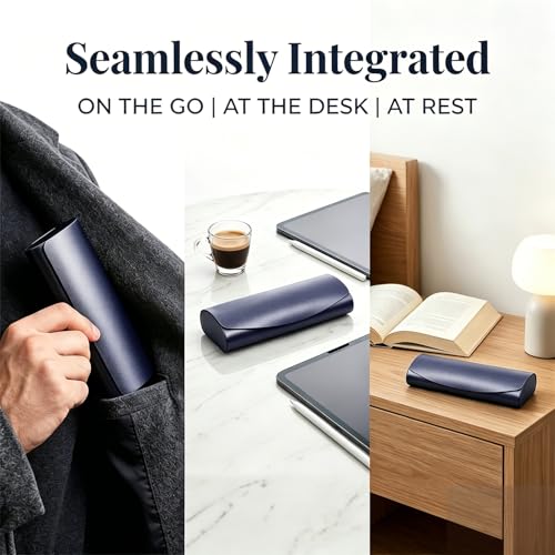 Image of Philley Aluminum Ultra-Light Eyeglasses Case Hard Shell Nearsighted Glasses Case for Women & Men