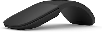 Microsoft Arc Mouse Bluetooth BlueTrack Ambidextrous Black - Mice Ambidextrous, BlueTrack, Bluetooth, Black