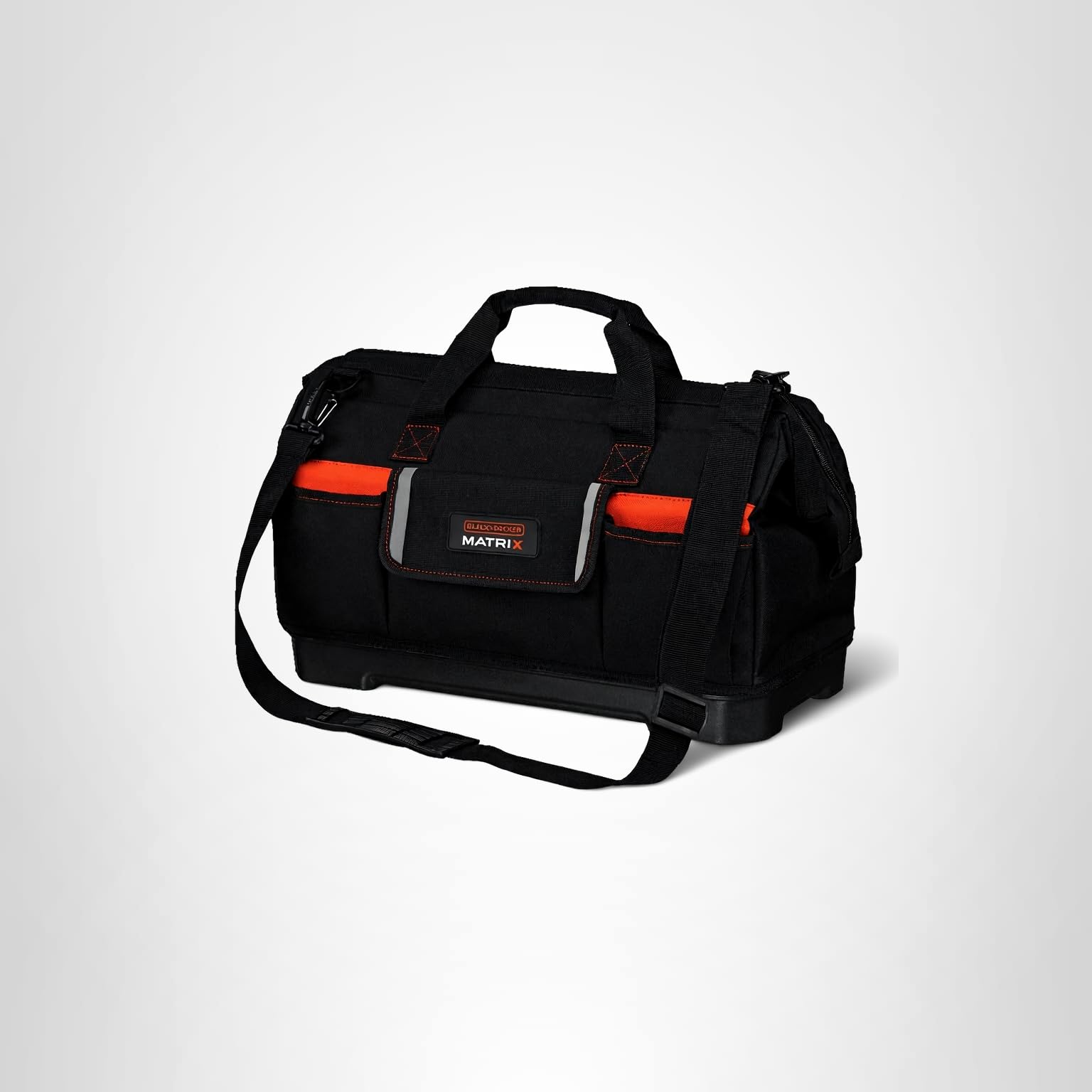 BLACK+DECKER Tool Tote Bag for Matrix System, Wide-Mouth, 21-Inch