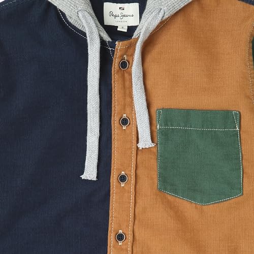Image of Pepe Jeans Boys Cotton Geometric Regular Fit Shirt