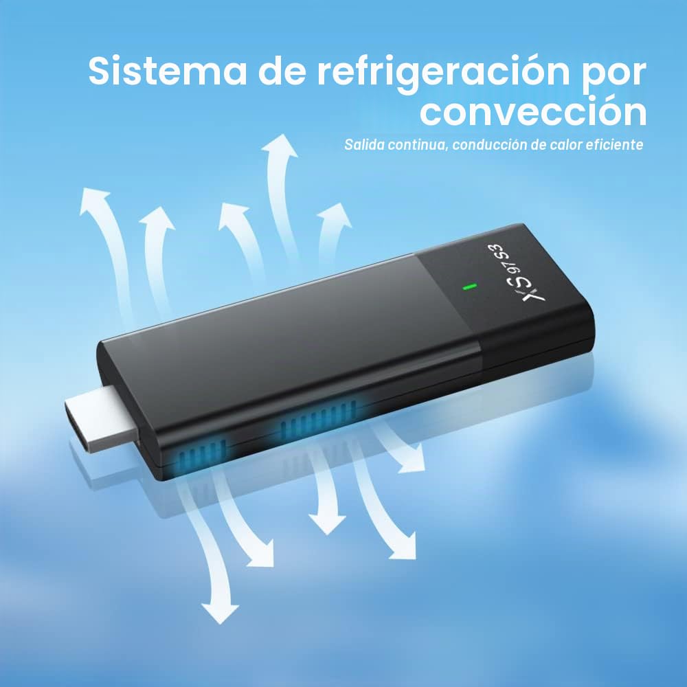 Reproductor multimedia de streaming, TV STI para Android 10.0 Smart TV Box Streaming Media Player Streaming STI Soporte 4K HDR con control remoto (1 GB RAM + 8GB ROM)